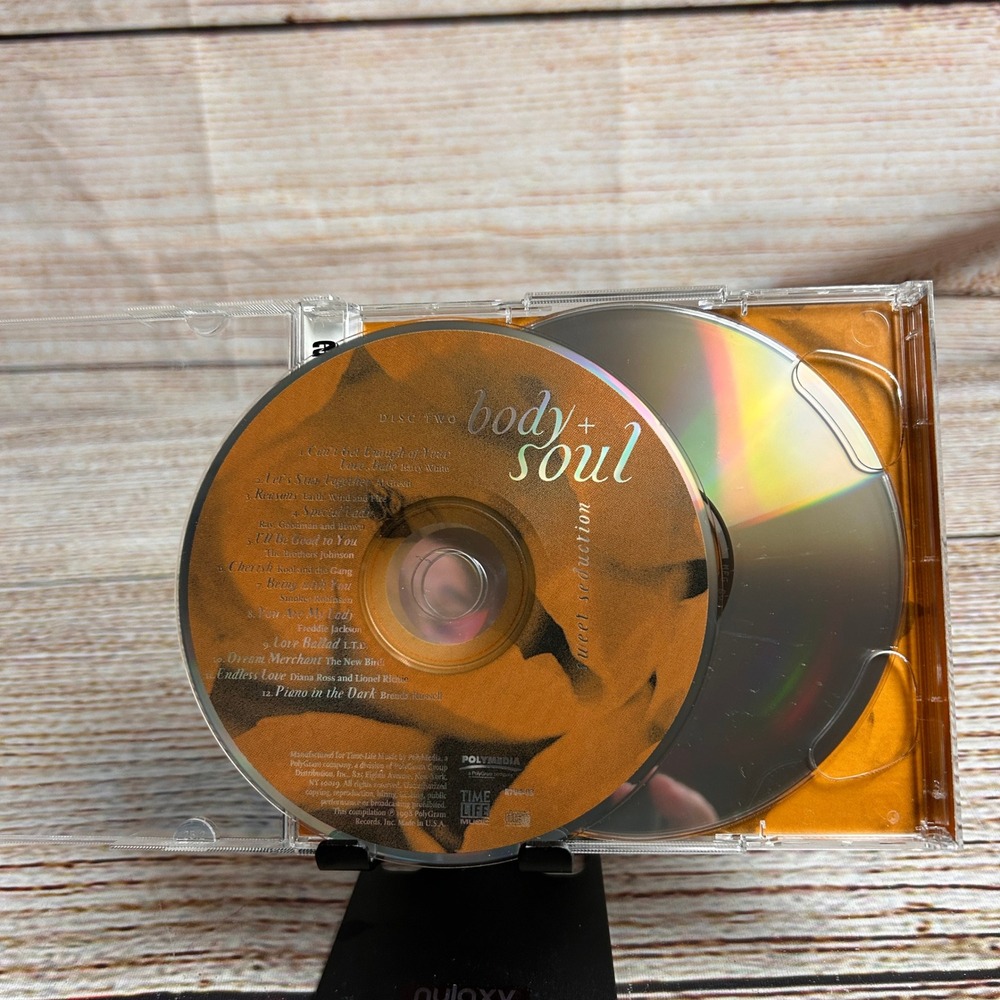 Time Life Body + Soul Sweet Seduction 2 CD Set R&B Soul Compilation 1998 R794-03